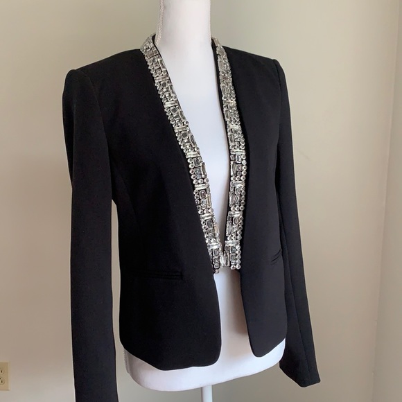 MICHAEL KORS Crystal Embellished Blazer - Picture 4 of 11